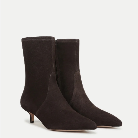Veronica beard Lisa Stretch Kitten-Heel Ankle Boot main image 2